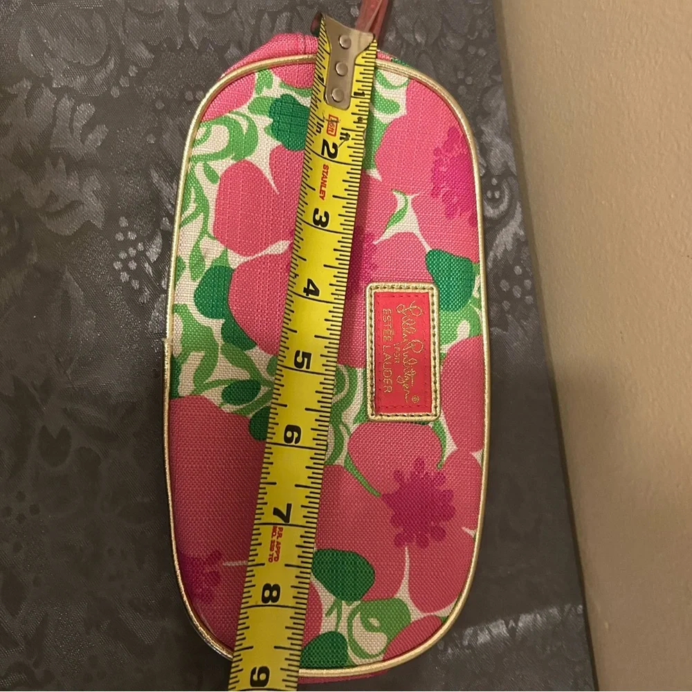 Lilly Pulitzer x Estée Lauder Floral Cosmetic Makeup Bag – Pink & Green Pouch